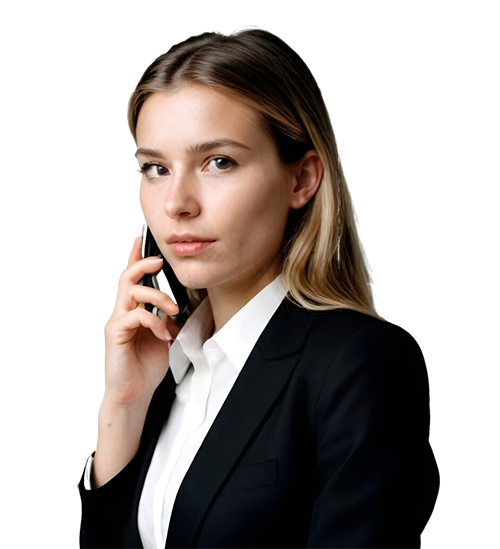 Chic Businesswoman in Black Suit: Free PNG Image