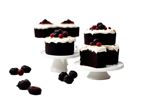 Black Forest Peace Cake: Free PNG Image