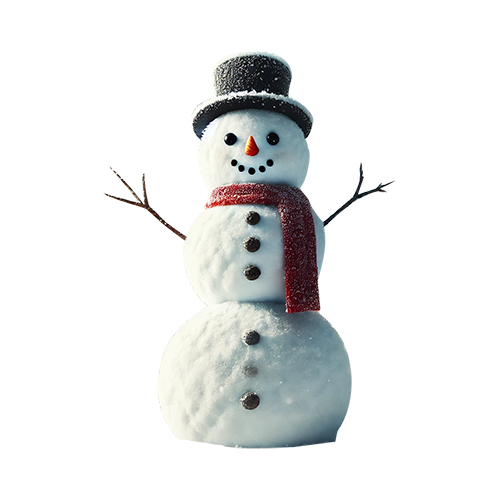 Snowman Free PNG Image - No Background Download