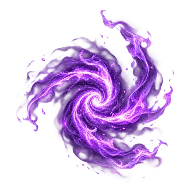 Violet fantasy fire spiral