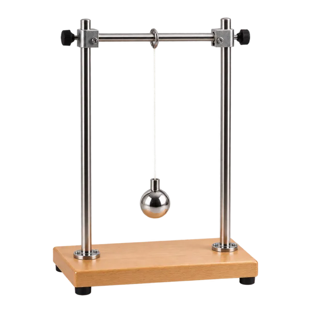 Realistic-style illustration of small pendulum science apparatus