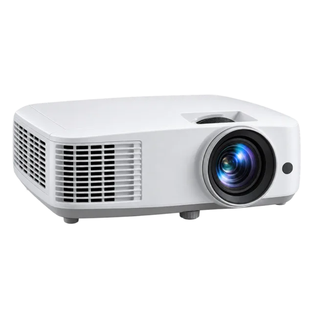 Realistic-style illustration of portable classroom projector