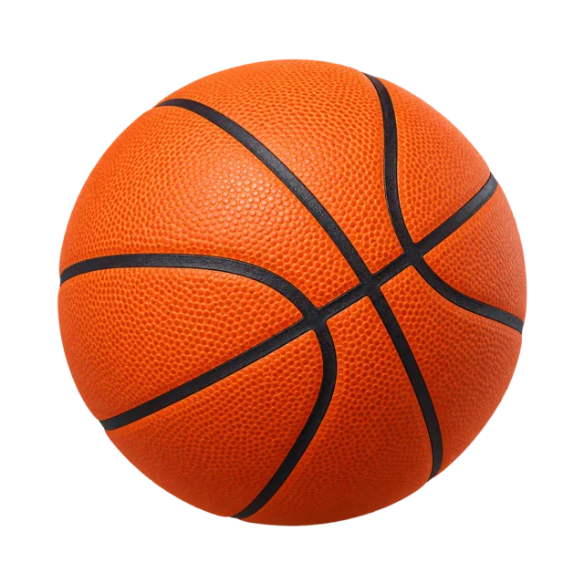 Realistic-style illustration of orange basketball