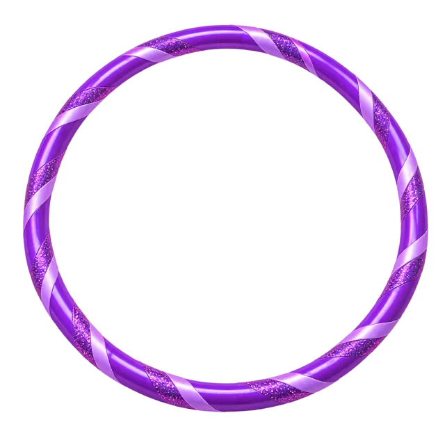 3D-style illustration of purple gymnastics hoop