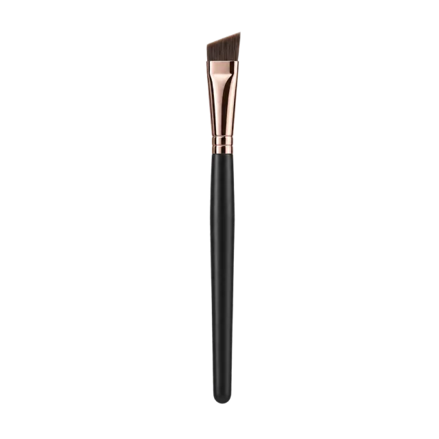 Realistic-style illustration of small angled eyebrow brush