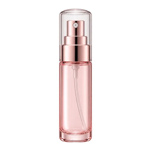Realistic-style illustration of mini travel facial mist atomizer