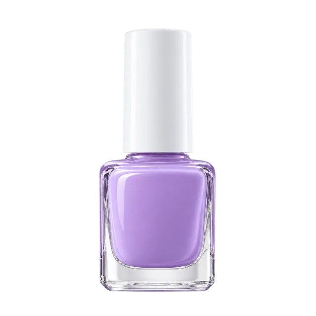 Realistic-style illustration of lavender nail polish with white cap