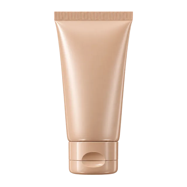 3D-style illustration of skin tint in beige squeeze tube