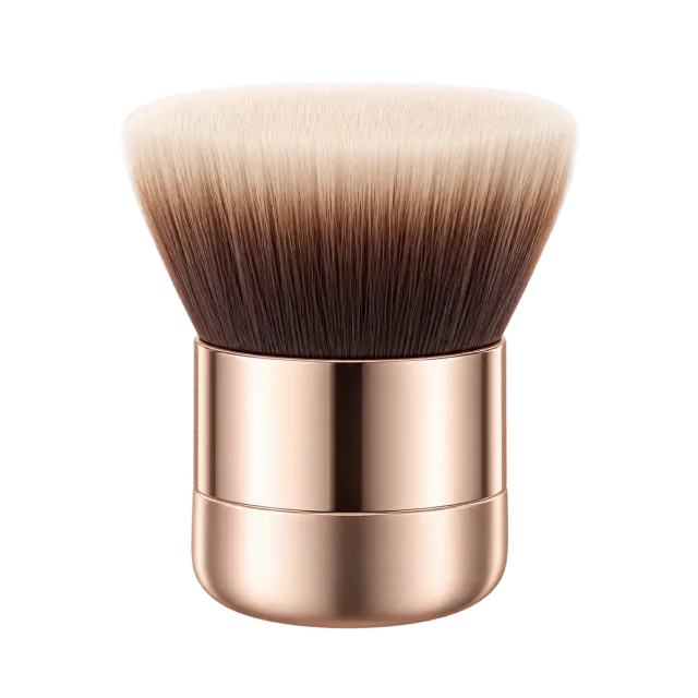 3D-style illustration of dense flat top kabuki brush