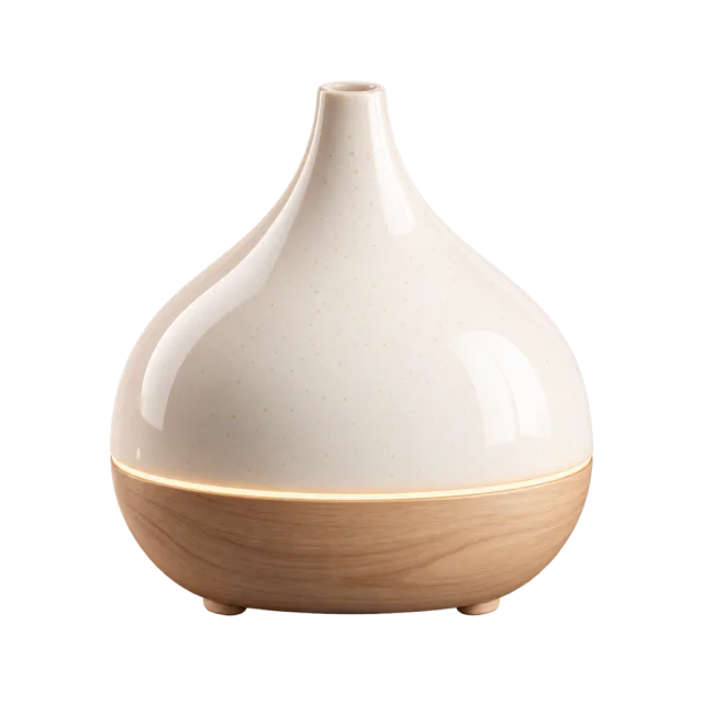 3D-style illustration of ceramic essential oil diffuser
